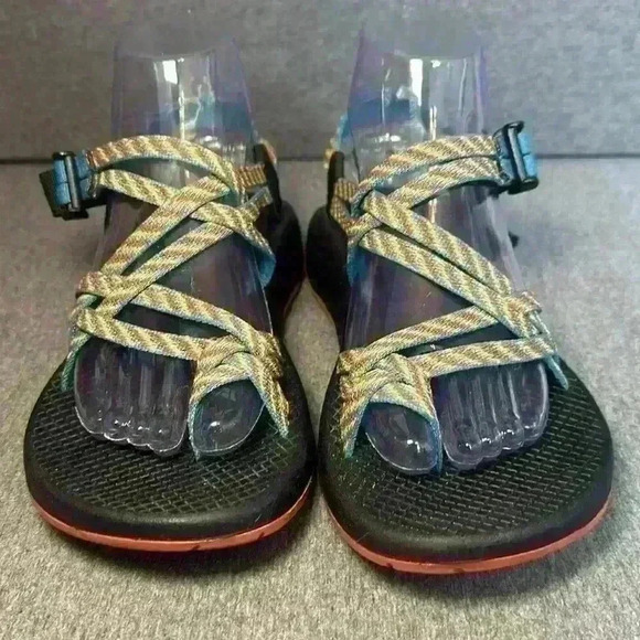 CHACO FIESTA ZX/2 CLASSIC DOUBLE STRAP MULTI-COLOR SPORT SANDALS WOMEN'S SZ 9 - Picture 6 of 13